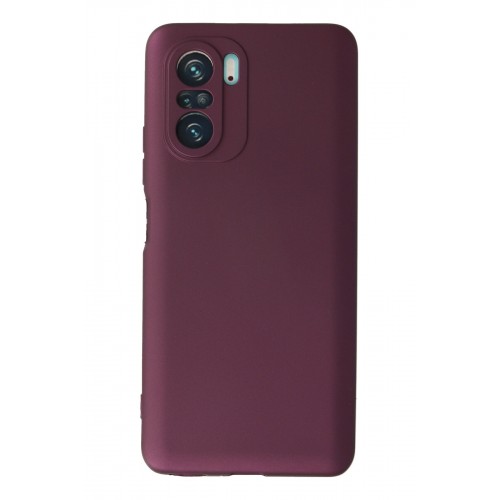Newface Xiaomi Poco F3 Kılıf Premium Rubber Silikon - Mürdüm Newface Xiaomi Poco F3 Kılıf Premium Rubber Silikon - Mürdüm