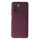 Newface Xiaomi Poco F3 Kılıf Premium Rubber Silikon - Mürdüm Newface Xiaomi Poco F3 Kılıf Premium Rubber Silikon - Mürdüm