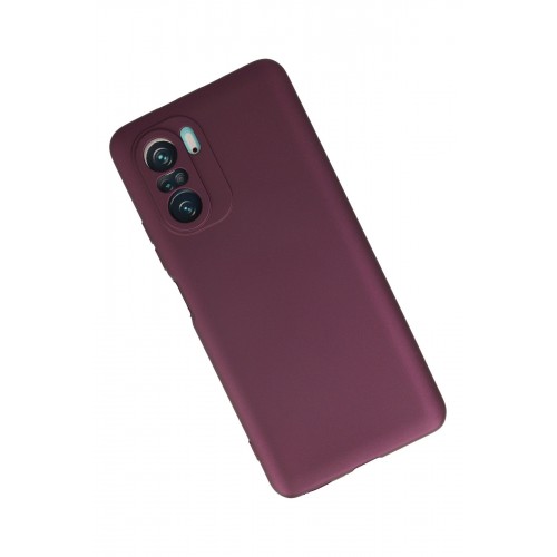Newface Xiaomi Poco F3 Kılıf Premium Rubber Silikon - Mürdüm Newface Xiaomi Poco F3 Kılıf Premium Rubber Silikon - Mürdüm