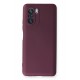 Newface Xiaomi Redmi K40 Pro Kılıf Premium Rubber Silikon - Mürdüm Newface Xiaomi Redmi K40 Pro Kılıf Premium Rubber Silikon - Mürdüm