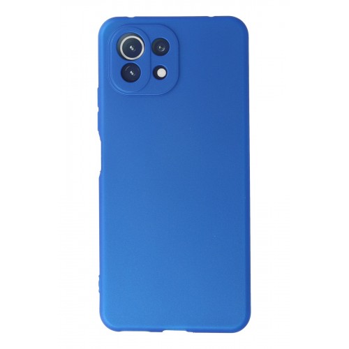 Newface Xiaomi Mİ 11 Lite Kılıf Premium Rubber Silikon - Mavi Newface Xiaomi Mİ 11 Lite Kılıf Premium Rubber Silikon - Mavi