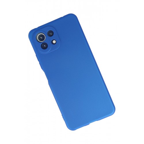 Newface Xiaomi Mİ 11 Lite Kılıf Premium Rubber Silikon - Mavi Newface Xiaomi Mİ 11 Lite Kılıf Premium Rubber Silikon - Mavi