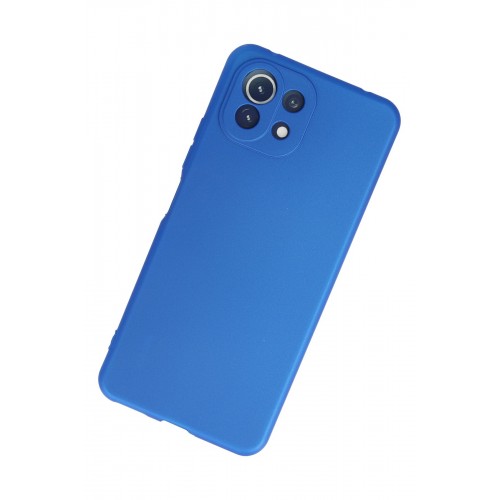 Newface Xiaomi Mİ 11 Lite Kılıf Premium Rubber Silikon - Mavi Newface Xiaomi Mİ 11 Lite Kılıf Premium Rubber Silikon - Mavi