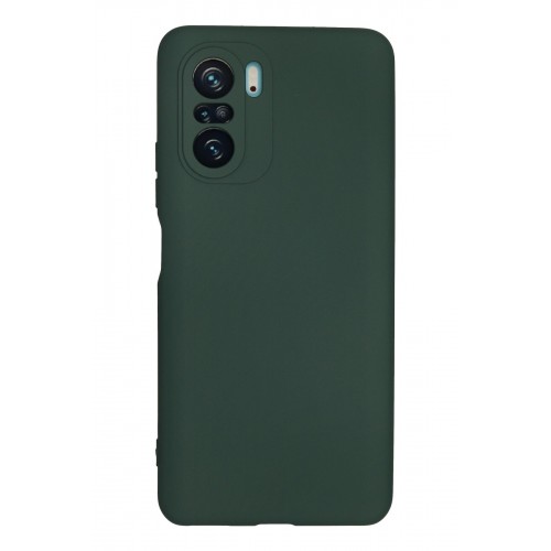 Newface Xiaomi Poco F3 Kılıf Nano içi Kadife Silikon - Koyu Yeşil Newface Xiaomi Poco F3 Kılıf Nano içi Kadife Silikon - Koyu Yeşil