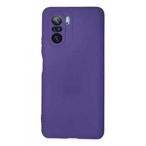 Newface Xiaomi Poco F3 Kılıf Nano içi Kadife Silikon - Mor Newface Xiaomi Poco F3 Kılıf Nano içi Kadife Silikon - Mor
