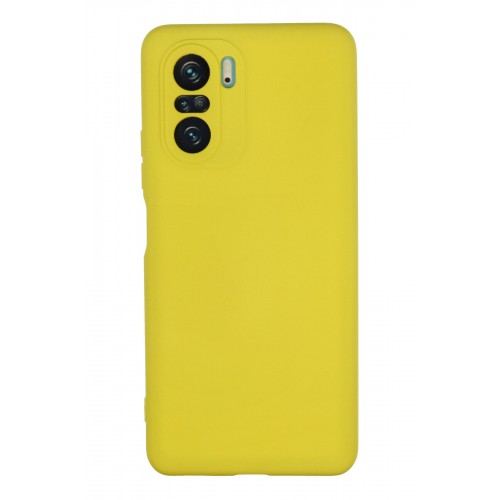 Newface Xiaomi Redmi K40 Pro Kılıf Nano içi Kadife Silikon - Sarı Newface Xiaomi Redmi K40 Pro Kılıf Nano içi Kadife Silikon - Sarı