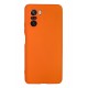 Newface Xiaomi Redmi K40 Pro Kılıf Nano içi Kadife  Silikon - Turuncu