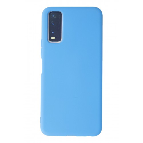 Newface Vivo Y11S Kılıf Nano içi Kadife Silikon - Mavi Newface Vivo Y11S Kılıf Nano içi Kadife Silikon - Mavi