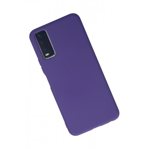 Newface Vivo Y11S Kılıf Nano içi Kadife Silikon - Mor Newface Vivo Y11S Kılıf Nano içi Kadife Silikon - Mor