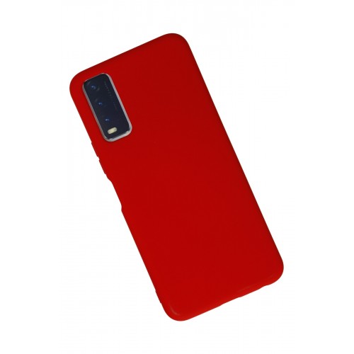 Newface Vivo Y20 Kılıf Nano içi Kadife Silikon - Kırmızı Newface Vivo Y20 Kılıf Nano içi Kadife Silikon - Kırmızı