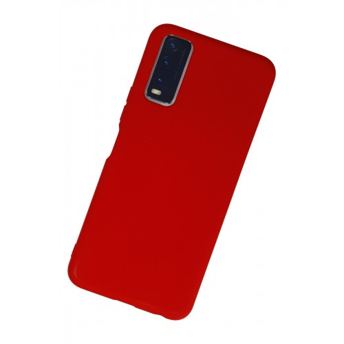 Newface Vivo Y20 Kılıf Nano içi Kadife Silikon - Kırmızı Newface Vivo Y20 Kılıf Nano içi Kadife Silikon - Kırmızı