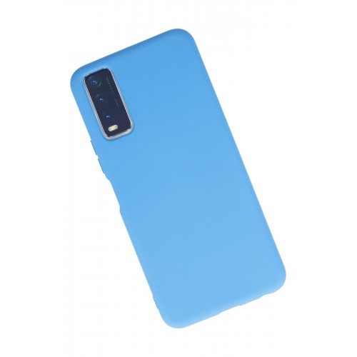 Newface Vivo Y20 Kılıf Nano içi Kadife Silikon - Mavi Newface Vivo Y20 Kılıf Nano içi Kadife Silikon - Mavi