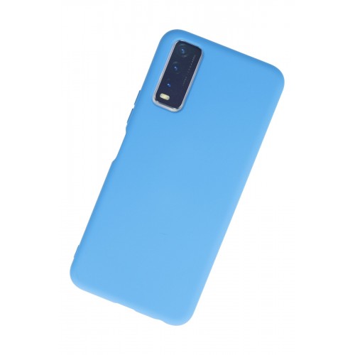 Newface Vivo Y20 Kılıf Nano içi Kadife Silikon - Mavi Newface Vivo Y20 Kılıf Nano içi Kadife Silikon - Mavi
