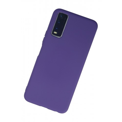Newface Vivo Y20 Kılıf Nano içi Kadife Silikon - Mor Newface Vivo Y20 Kılıf Nano içi Kadife Silikon - Mor