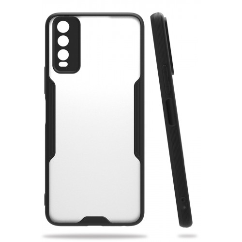 Newface Vivo Y11S Kılıf Platin Silikon - Siyah Newface Vivo Y11S Kılıf Platin Silikon - Siyah