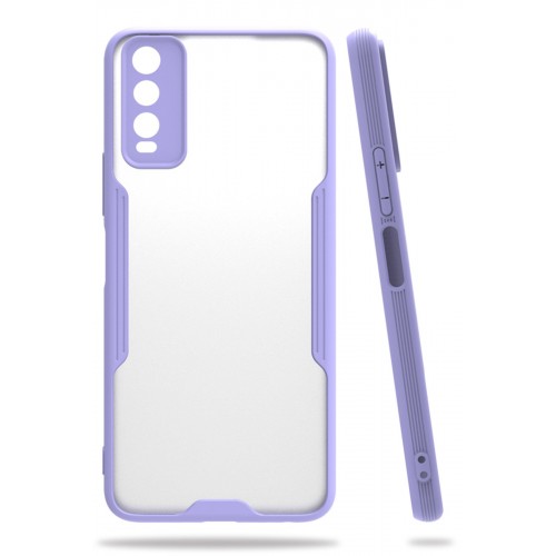 Newface Vivo Y11S Kılıf Platin Silikon - Lila Newface Vivo Y11S Kılıf Platin Silikon - Lila