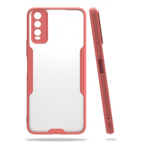Newface Vivo Y20 Kılıf Platin Silikon - Pembe Newface Vivo Y20 Kılıf Platin Silikon - Pembe