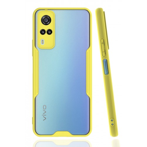 Newface Vivo Y51 Kılıf Platin Silikon - Sarı Newface Vivo Y51 Kılıf Platin Silikon - Sarı
