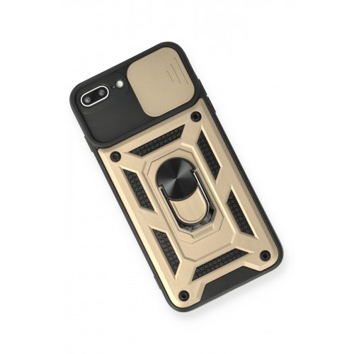 Newface iPhone 8 Plus Kılıf Pars Lens Yüzüklü Silikon - Gold Newface iPhone 8 Plus Kılıf Pars Lens Yüzüklü Silikon - Gold