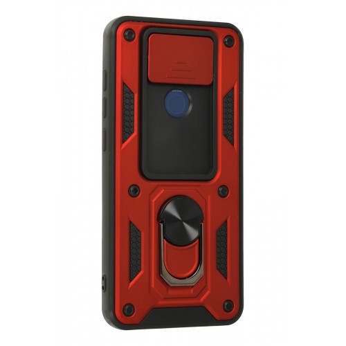 Newface Xiaomi Redmi Note 9 Kılıf Pars Lens Yüzüklü Silikon - Kırmızı Newface Xiaomi Redmi Note 9 Kılıf Pars Lens Yüzüklü Silikon - Kırmızı