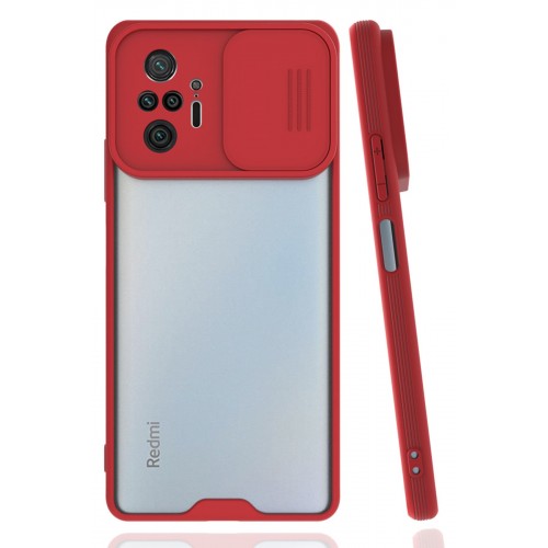Newface Xiaomi Redmi Note 10 Pro Kılıf Platin Kamera Koruma Silikon - Kırmızı Newface Xiaomi Redmi Note 10 Pro Kılıf Platin Kamera Koruma Silikon - Kırmızı
