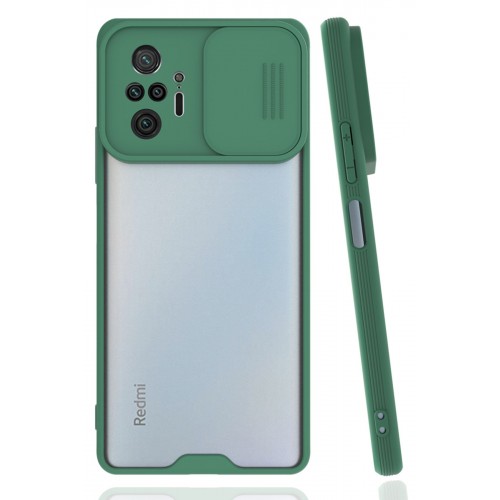 Newface Xiaomi Redmi Note 10 Pro Kılıf Platin Kamera Koruma Silikon - Yeşil Newface Xiaomi Redmi Note 10 Pro Kılıf Platin Kamera Koruma Silikon - Yeşil