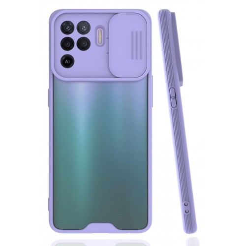 Newface Oppo Reno 5 Lite Kılıf Platin Kamera Koruma Silikon - Lila Newface Oppo Reno 5 Lite Kılıf Platin Kamera Koruma Silikon - Lila