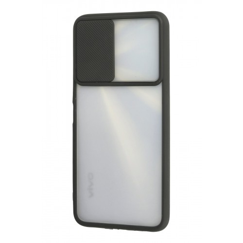 Newface Vivo Y11S Kılıf Palm Buzlu Kamera Sürgülü Silikon - Siyah Newface Vivo Y11S Kılıf Palm Buzlu Kamera Sürgülü Silikon - Siyah