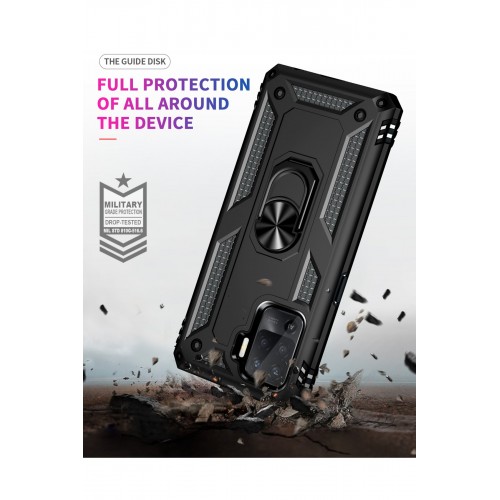 Newface Oppo Reno 5 Lite Kılıf Sofya Yüzüklü Silikon Kapak - Siyah Newface Oppo Reno 5 Lite Kılıf Sofya Yüzüklü Silikon Kapak - Siyah
