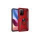 Newface Xiaomi Redmi K40 Kılıf Sofya Yüzüklü Silikon Kapak - Kırmızı Newface Xiaomi Redmi K40 Kılıf Sofya Yüzüklü Silikon Kapak - Kırmızı