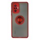 Newface Xiaomi Redmi Note 10 Pro Kılıf Montreal Yüzüklü Silikon Kapak - Kırmızı Newface Xiaomi Redmi Note 10 Pro Kılıf Montreal Yüzüklü Silikon Kapak - Kırmızı