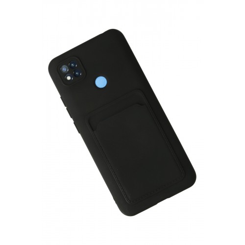 Newface Xiaomi Redmi 9C Kılıf Kelvin Kartvizitli Silikon - Siyah Newface Xiaomi Redmi 9C Kılıf Kelvin Kartvizitli Silikon - Siyah