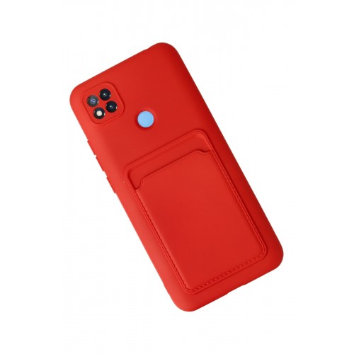 Newface Xiaomi Redmi 9C Kılıf Kelvin Kartvizitli Silikon - Kırmızı Newface Xiaomi Redmi 9C Kılıf Kelvin Kartvizitli Silikon - Kırmızı