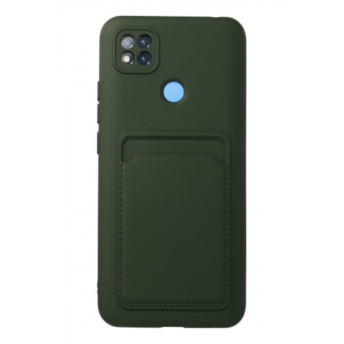 Newface Xiaomi Redmi 9C Kılıf Kelvin Kartvizitli Silikon - Koyu Yeşil Newface Xiaomi Redmi 9C Kılıf Kelvin Kartvizitli Silikon - Koyu Yeşil