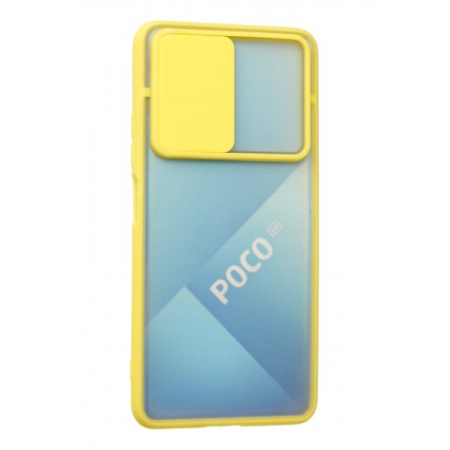 Newface Xiaomi Poco F3 Kılıf Palm Buzlu Kamera Sürgülü Silikon - Sarı Newface Xiaomi Poco F3 Kılıf Palm Buzlu Kamera Sürgülü Silikon - Sarı