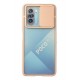 Newface Xiaomi Redmi K40 Kılıf Palm Buzlu Kamera Sürgülü Silikon - Pembe Newface Xiaomi Redmi K40 Kılıf Palm Buzlu Kamera Sürgülü Silikon - Pembe
