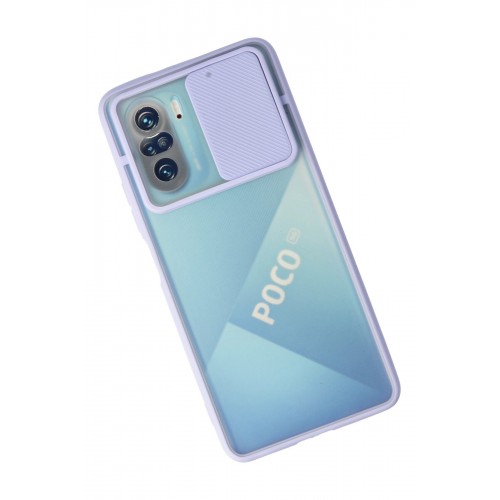 Newface Xiaomi Redmi K40 Pro Kılıf Palm Buzlu Kamera Sürgülü Silikon - Lila Newface Xiaomi Redmi K40 Pro Kılıf Palm Buzlu Kamera Sürgülü Silikon - Lila