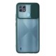 Newface Realme C21 Kılıf Palm Buzlu Kamera Sürgülü Silikon - Yeşil Newface Realme C21 Kılıf Palm Buzlu Kamera Sürgülü Silikon - Yeşil