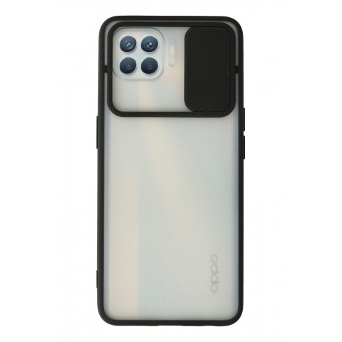 Newface Oppo Reno 4 Lite Kılıf Palm Buzlu Kamera Sürgülü Silikon - Siyah Newface Oppo Reno 4 Lite Kılıf Palm Buzlu Kamera Sürgülü Silikon - Siyah