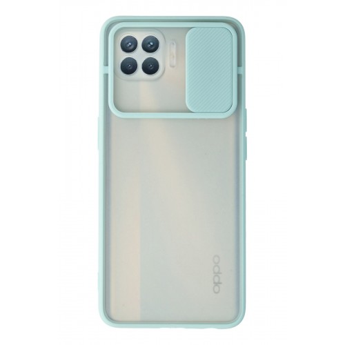 Newface Oppo Reno 4 Lite Kılıf Palm Buzlu Kamera Sürgülü Silikon - Turkuaz Newface Oppo Reno 4 Lite Kılıf Palm Buzlu Kamera Sürgülü Silikon - Turkuaz