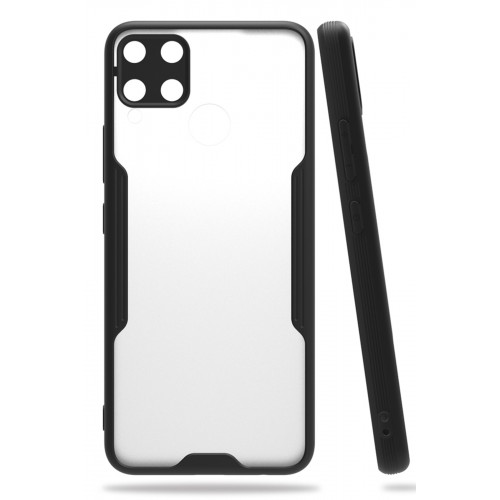 Newface Realme C15 Kılıf Platin Silikon - Siyah Newface Realme C15 Kılıf Platin Silikon - Siyah