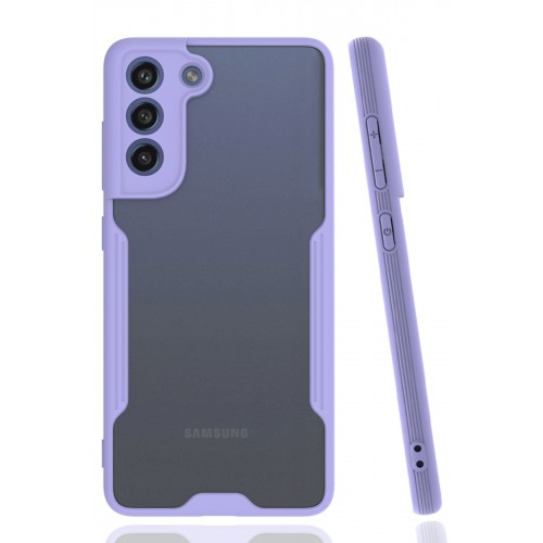 Newface Samsung Galaxy S21 FE Kılıf Platin Silikon - Lila Newface Samsung Galaxy S21 FE Kılıf Platin Silikon - Lila