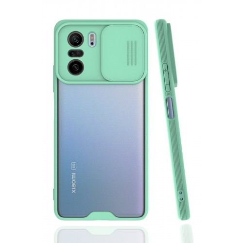 Newface Xiaomi Redmi K40 Pro Kılıf Platin Kamera Koruma Silikon - Açık Yeşil Newface Xiaomi Redmi K40 Pro Kılıf Platin Kamera Koruma Silikon - Açık Yeşil