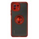 Newface Xiaomi Mİ 11 Lite Kılıf Montreal Yüzüklü Silikon Kapak - Kırmızı