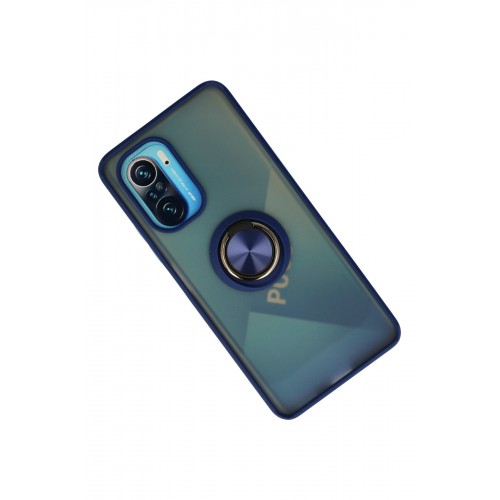Newface Xiaomi Mi 11i Kılıf Montreal Yüzüklü Silikon Kapak - Lacivert Newface Xiaomi Mi 11i Kılıf Montreal Yüzüklü Silikon Kapak - Lacivert