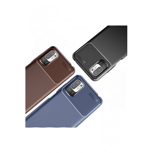 Newface Xiaomi Poco M3 Pro Kılıf Focus Karbon Silikon - Siyah Newface Xiaomi Poco M3 Pro Kılıf Focus Karbon Silikon - Siyah