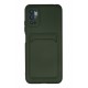 Newface Xiaomi Poco M3 Pro Kılıf Kelvin Kartvizitli Silikon - Koyu Yeşil Newface Xiaomi Poco M3 Pro Kılıf Kelvin Kartvizitli Silikon - Koyu Yeşil