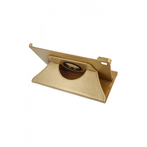 Newface Samsung Galaxy P610 Tab S6 Lite 10.4 Kılıf 360 Tablet Deri Kılıf - Gold Newface Samsung Galaxy P610 Tab S6 Lite 10.4 Kılıf 360 Tablet Deri Kılıf - Gold