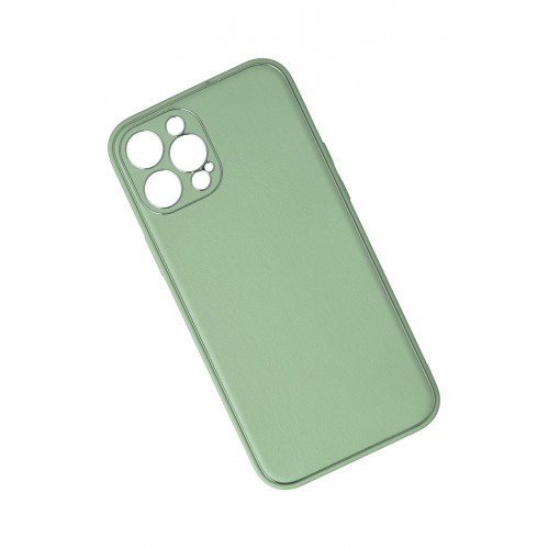 Newface iPhone 12 Pro Kılıf Coco Deri Silikon Kapak - Açık Yeşil Newface iPhone 12 Pro Kılıf Coco Deri Silikon Kapak - Açık Yeşil