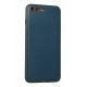 Newface iPhone 8 Plus Kılıf Coco Deri Silikon Kapak - Mavi Newface iPhone 8 Plus Kılıf Coco Deri Silikon Kapak - Mavi